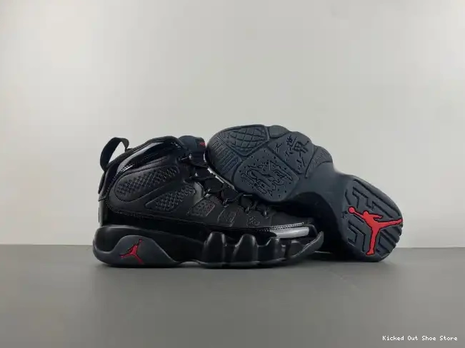 Kick Theory Jordan Patent Bred Air 9 Retro 302370-014 0507